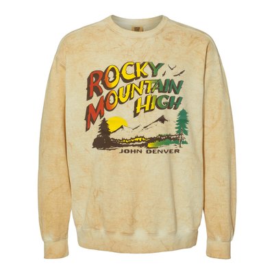 John Denver Rocky Mountain High Colorblast Crewneck Sweatshirt