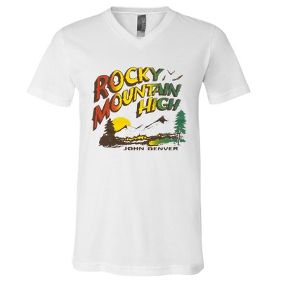 John Denver Rocky Mountain High V-Neck T-Shirt