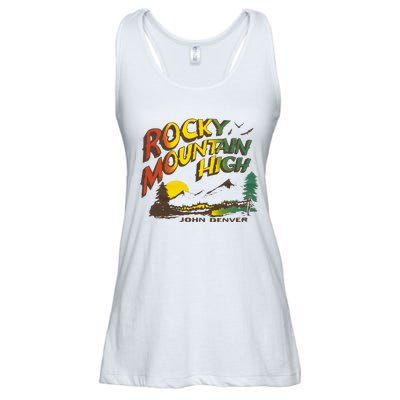 John Denver Rocky Mountain High Ladies Essential Flowy Tank