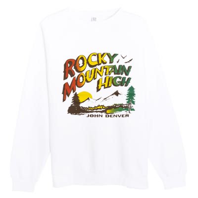 John Denver Rocky Mountain High Premium Crewneck Sweatshirt