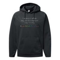 Job Description Substitute Teacher Performance Fleece Hoodie