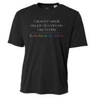 Job Description Substitute Teacher Cooling Performance Crew T-Shirt