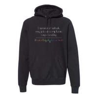 Job Description Substitute Teacher Premium Hoodie