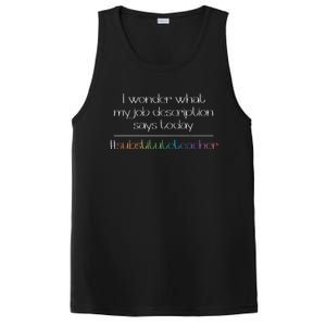 Job Description Substitute Teacher PosiCharge Competitor Tank