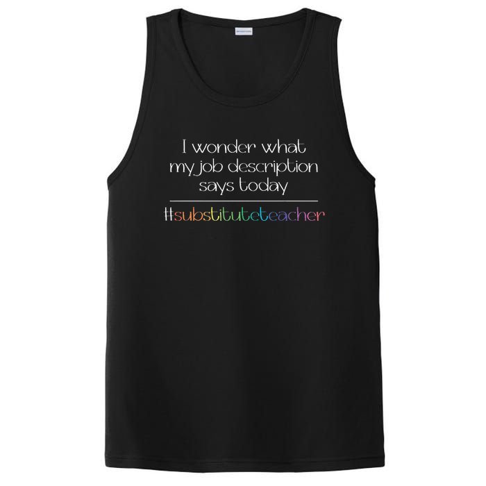 Job Description Substitute Teacher PosiCharge Competitor Tank