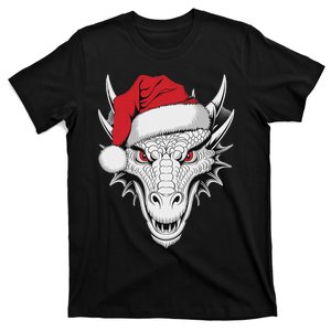 Joyful Dragon Santa On Dragon Christmas T-Shirt