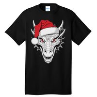 Joyful Dragon Santa On Dragon Christmas Tall T-Shirt