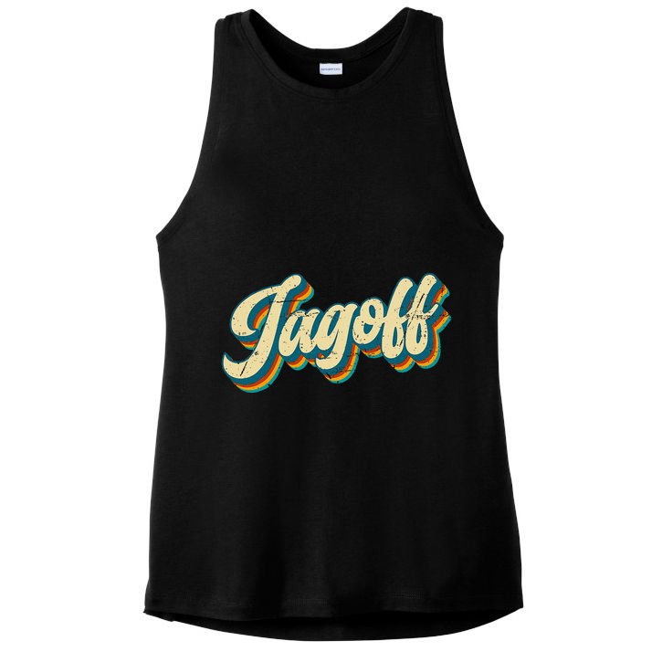 Jagoff Design Slang Pittsburgh Pennsylvania Yinzer Ladies PosiCharge Tri-Blend Wicking Tank