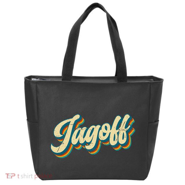 Jagoff Design Slang Pittsburgh Pennsylvania Yinzer Zip Tote Bag