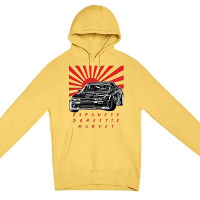 JDM Drift Sunburst Gift Premium Pullover Hoodie