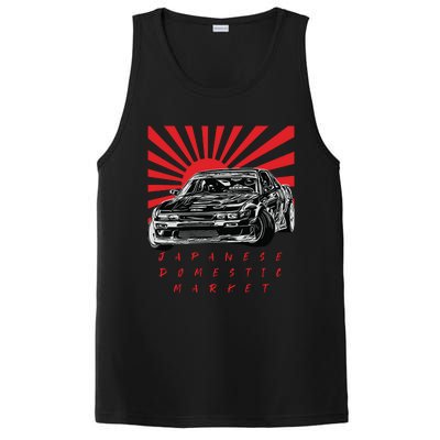 JDM Drift Sunburst Gift PosiCharge Competitor Tank