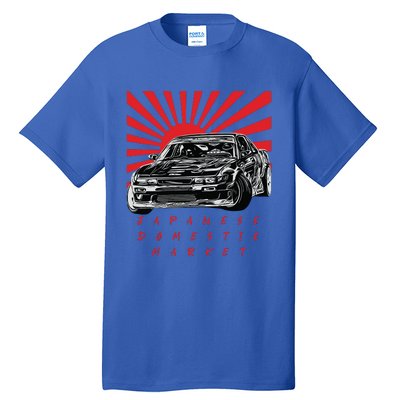 JDM Drift Sunburst Gift Tall T-Shirt