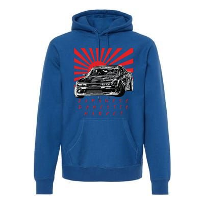 JDM Drift Sunburst Gift Premium Hoodie