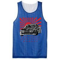 JDM Drift Sunburst Gift Mesh Reversible Basketball Jersey Tank