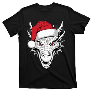 Joyful Dragon Santa On Dragon Christmas T-Shirt