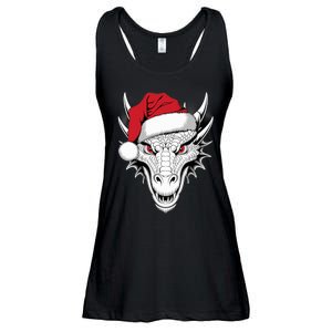 Joyful Dragon Santa On Dragon Christmas Ladies Essential Flowy Tank