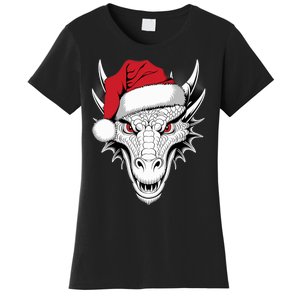 Joyful Dragon Santa On Dragon Christmas Women's T-Shirt