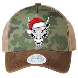 Joyful Dragon Santa On Dragon Christmas Legacy Tie Dye Trucker Hat