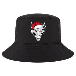 Joyful Dragon Santa On Dragon Christmas Cool Comfort Performance Bucket Hat