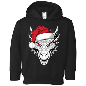 Joyful Dragon Santa On Dragon Christmas Toddler Hoodie