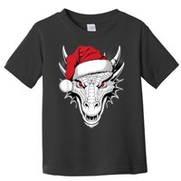 Joyful Dragon Santa On Dragon Christmas Toddler T-Shirt