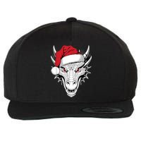 Joyful Dragon Santa On Dragon Christmas Wool Snapback Cap