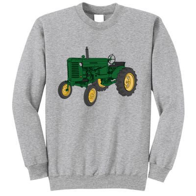 John Deere Styled M Green Tractor Sweatshirt