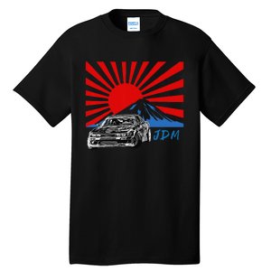 JDM Drift Sunburst Tall T-Shirt