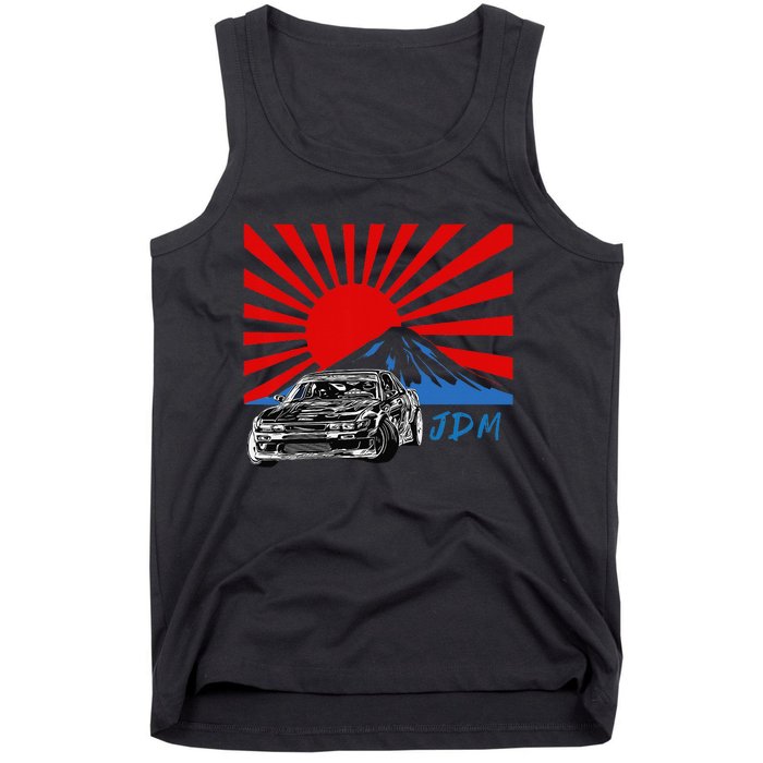 JDM Drift Sunburst Tank Top