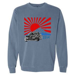 JDM Drift Sunburst Garment-Dyed Sweatshirt