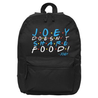 Joey DoesnT Share Food! 16 in Basic Backpack