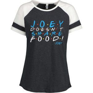 Joey DoesnT Share Food! Enza Ladies Jersey Colorblock Tee