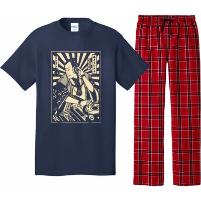 Japanese DJ Samurai Warrior Bushido Code Swordsmen Anime Manga Pajama Set