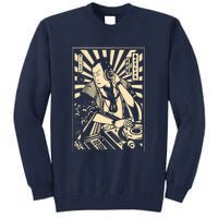 Japanese DJ Samurai Warrior Bushido Code Swordsmen Anime Manga Tall Sweatshirt