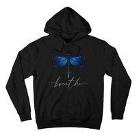 Just Dragonfly Tattoodesign Summer Breathe Meditation Yoga Hoodie