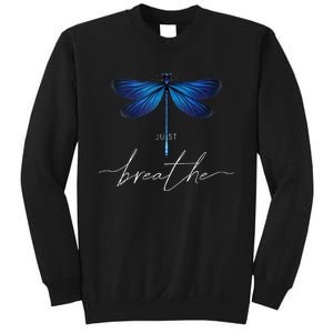 Just Dragonfly Tattoodesign Summer Breathe Meditation Yoga Sweatshirt