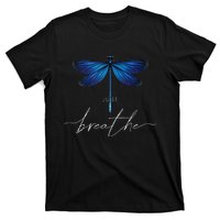 Just Dragonfly Tattoodesign Summer Breathe Meditation Yoga T-Shirt