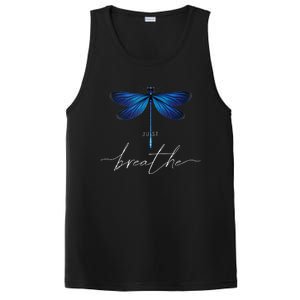 Just Dragonfly Tattoodesign Summer Breathe Meditation Yoga PosiCharge Competitor Tank