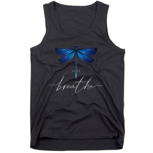 Just Dragonfly Tattoodesign Summer Breathe Meditation Yoga Tank Top