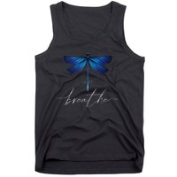 Just Dragonfly Tattoodesign Summer Breathe Meditation Yoga Tank Top