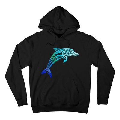 Jumping Dolphin Tribal Hoodie