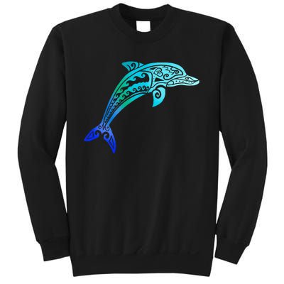 Jumping Dolphin Tribal Sweatshirt