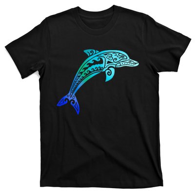 Jumping Dolphin Tribal T-Shirt