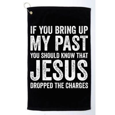 Jesus Dropped The Charges Christian Faith Bible Verse Jesus Golf Towel
