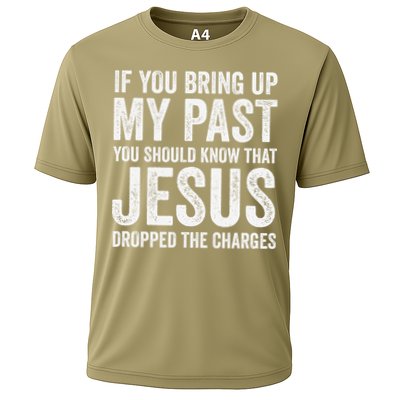 Jesus Dropped The Charges Christian Faith Bible Verse Jesus Cooling Performance Crew T-Shirt