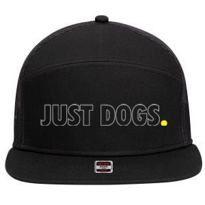 Just Dogs Tennis Ball 7 Panel Mesh Trucker Snapback Hat