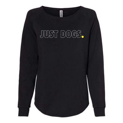 Just Dogs Tennis Ball Womens California Wash Sweatshirt