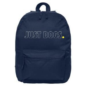 Just Dogs Tennis Ball 16 in Basic Backpack