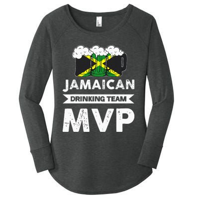 Jamaican Drinking Team Mvp Jamaica Women's Perfect Tri Tunic Long Sleeve Shirt