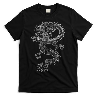 Japan Dragon Tattoo Drawing Traditional Japanese T-Shirt